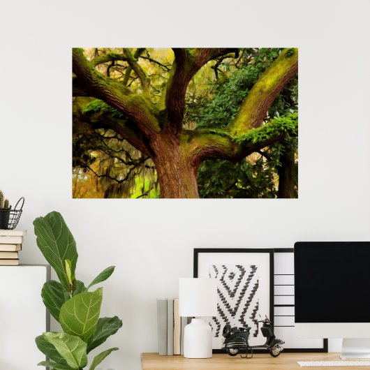 Oak tree poster (Thuiskantoor)