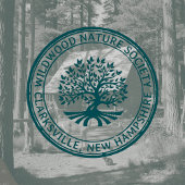 Oak Tree Rustic Border Adres Natuur en zaken Rubberstempel