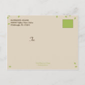 Oak Tree Sla de datum Briefkaart (Achterkant)