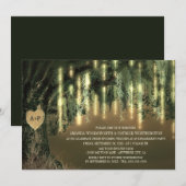 Oak Tree Spaans Mos Verlovingsfeest Uitnodigingen (Voorkant / Achterkant)