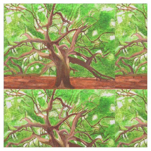 Oak Tree stof katoen (Close Up)