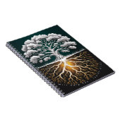 Oak Tree Strength Faith Journal - Rooted Design Notitieboek (Rechterzijde)