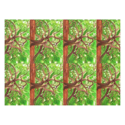 Oak Tree tablecloth  Tafelkleed (Voorkant (Horizontaal))