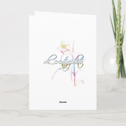 Oak Tree Thinking of You Kaart (Achterkant)