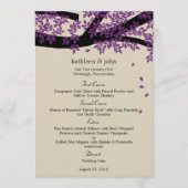 Oak Tree Weddenmenu Card Menu (Voorkant)