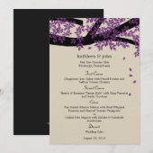 Oak Tree Weddenmenu Card Menu (Voorkant / Achterkant)