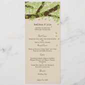 Oak Tree Weddenmenu Card Menu (Voorkant)