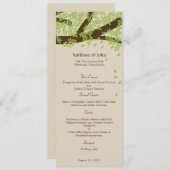 Oak Tree Weddenmenu Card Menu (Voorkant / Achterkant)