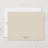 Oak Tree Weddenschap Save the Date Card (Achterkant)