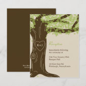 Oak Tree Weddenschapskaart Informatiekaartje (Voorkant / Achterkant)