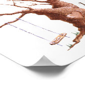 Oak Tree Weddign Fingerprint Guest Book Poster (Hoek)