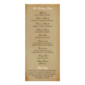 Oak Tree Wedding Collectie - Programma (Achterkant)