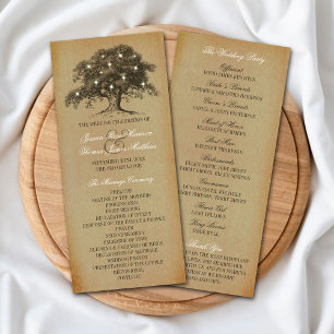Oak Tree Wedding Collectie - Programma