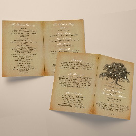  Oak Tree Wedding Collectie - Programma