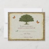 Oak Tree Wedding Matching RSVP (Voorkant)