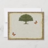 Oak Tree Wedding Matching RSVP (Achterkant)