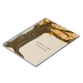 Oak Tree Wedding Planner-laptop - Oranje Notitieboek (Linkerzijde)