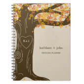 Oak Tree Wedding Planner-laptop - Oranje Notitieboek (Voorkant)