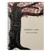 Oak Tree Wedding Planner-laptop - Rood Notitieboek (Voorkant)
