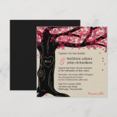 Oak Tree Wedding Uitnodiging (Voorkant / Achterkant)