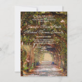 Oak Tree Wedding Uitnodiging (Voorkant)