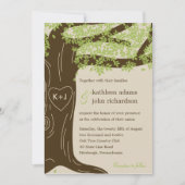 Oak Tree Wedding Uitnodiging (Voorkant)