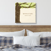 Oak Tree Wrapped Canvas Art - Green (Insitu (Slaapkamer))