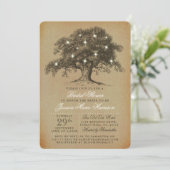  Oak Vrijgezellenfeest Kaart (Staand voorkant)