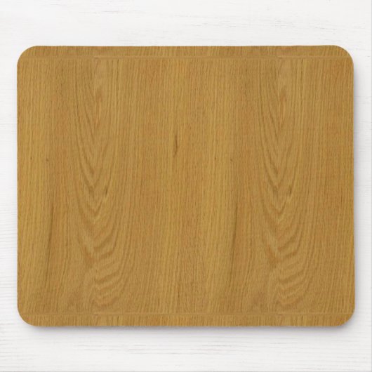 OAK WOOD finish koopt BLANK blanc blanche en voeg Muismat (Voorkant)