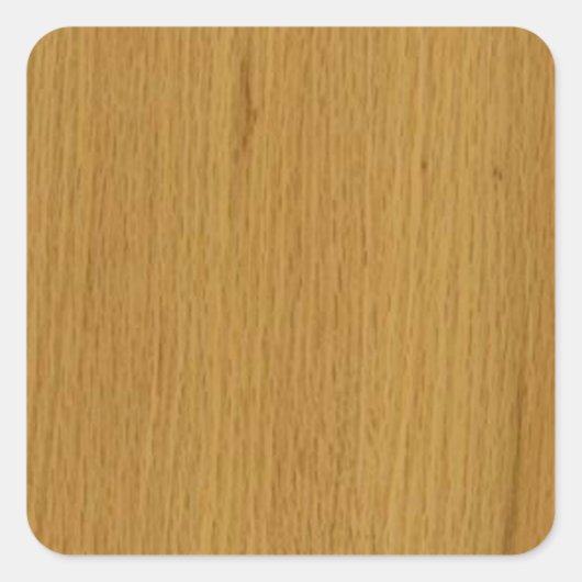 OAK WOOD finish kopen BLANK blanc blanche + TEKST  Vierkante Sticker (Voorkant)