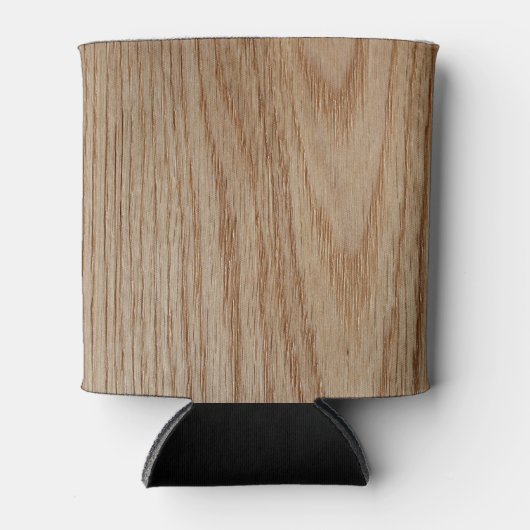 Oak Wood Grain Kijk uit Blikjeskoeler (Voorkant)