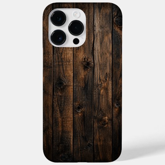 Oak Wood Grain Phone Case (Achterkant)