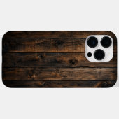 Oak Wood Grain Phone Case (Achterkant (horizontaal))