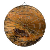 Oak Wood Metal Dartboard Dartbord (Voorkant)