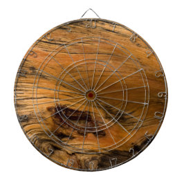 Oak Wood Metal Dartboard Dartbord