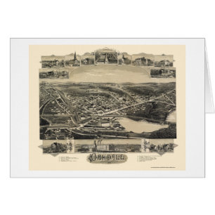 Oakdale, MA Panoramic Map - 1891