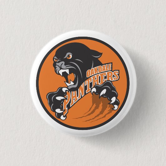 Oakdale Panthers Logo Button (Voorkant)