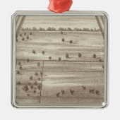 Oakdale Ranch Metalen Ornament (Voorkant)