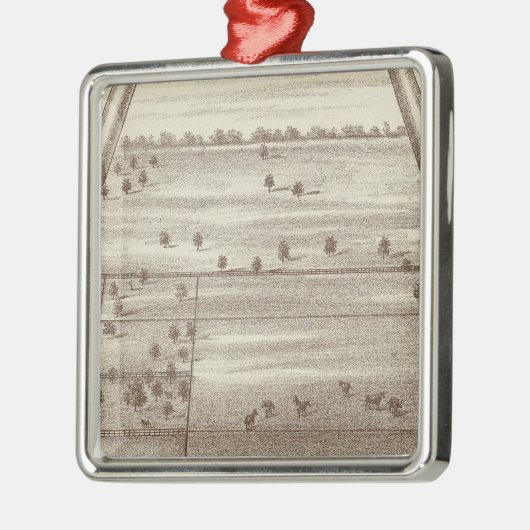 Oakdale Ranch Metalen Ornament (Links)