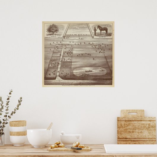 Oakdale Ranch Poster (Keuken)