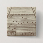 Oakdale Ranch Vierkante Button 5,1 Cm (Voorkant)