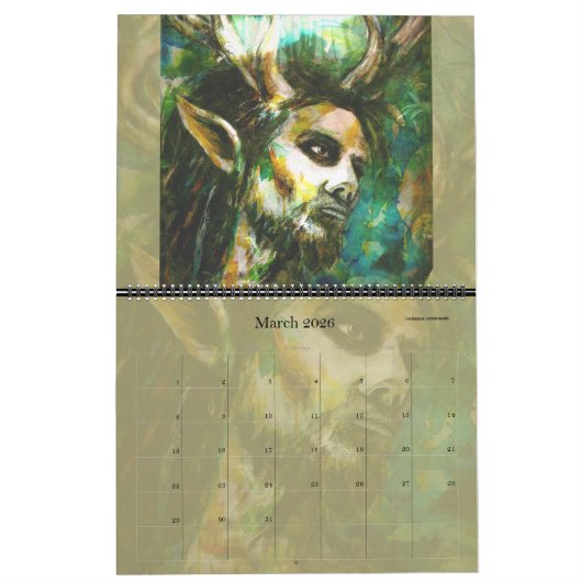 Oakenspirit fine art Calendar Kalender (Mar 2026)