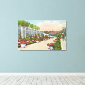 Oakes Garden Theater Lower Terrace Canvas Afdruk (Insitu (Houten vloer))