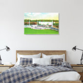 Oakes Garden Theater Uitzicht van Amerikaanse Herf Canvas Afdruk (Insitu (Slaapkamer))