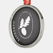 Oakgrove Logo PRoducts Metalen Ornament (Links)