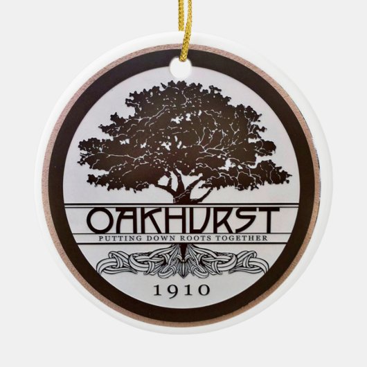 Oakhurst, Oakhurst Decatur, Oakhurst Keramisch Ornament (Voorkant)