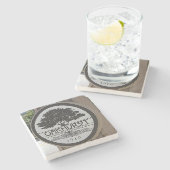 Oakhurst, Oakhurst Onderzetter, Oakhurst Decatur Stenen Onderzetter (Zijkant)