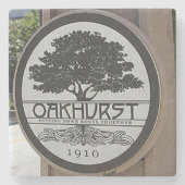 Oakhurst, Oakhurst Onderzetter, Oakhurst Decatur Stenen Onderzetter (Voorkant)