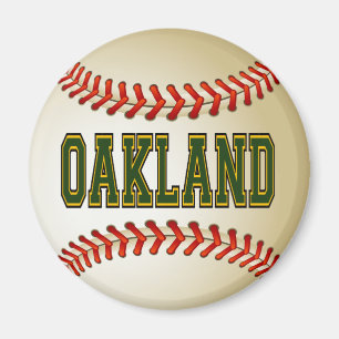 OAKLAND BASEBALL MAGNEET