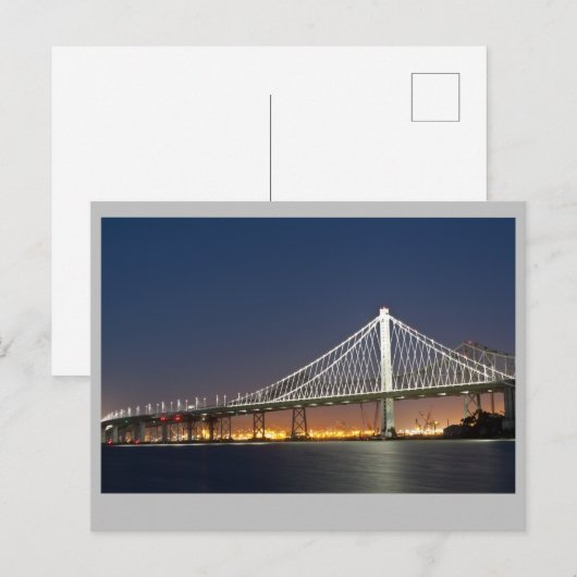 Oakland Bay Bridge Briefkaart (Voorkant / Achterkant)
